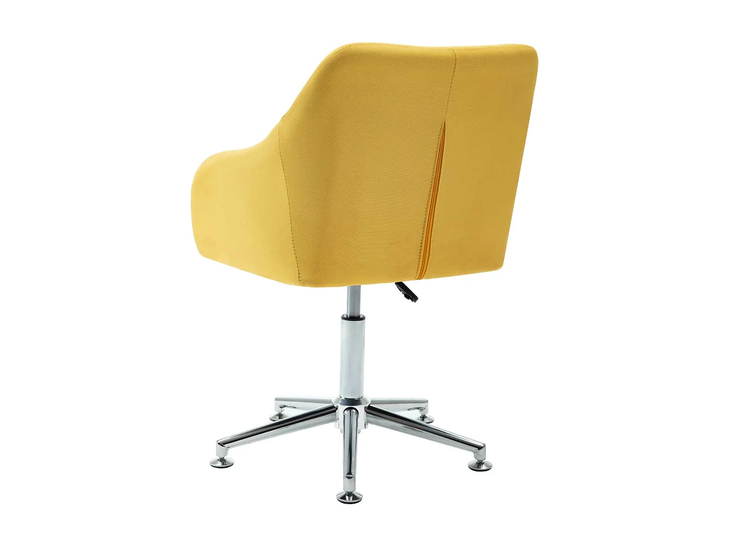 Silla de comedor giratoria tela amarillo