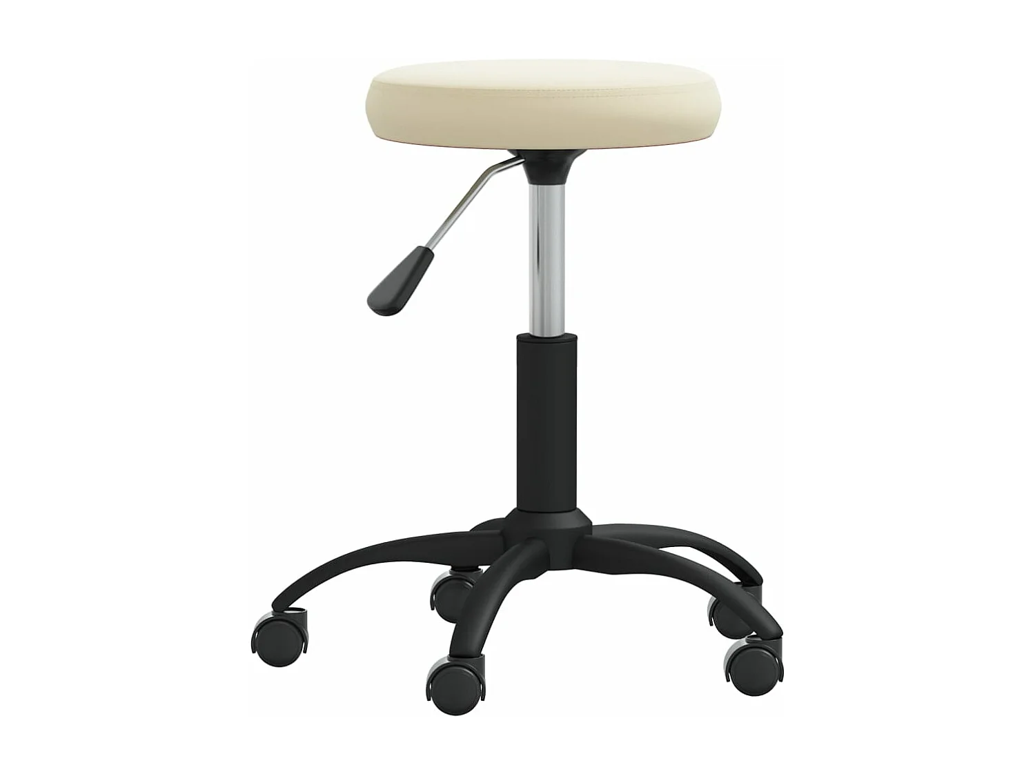 Cadeira de jantar veludo cor creme