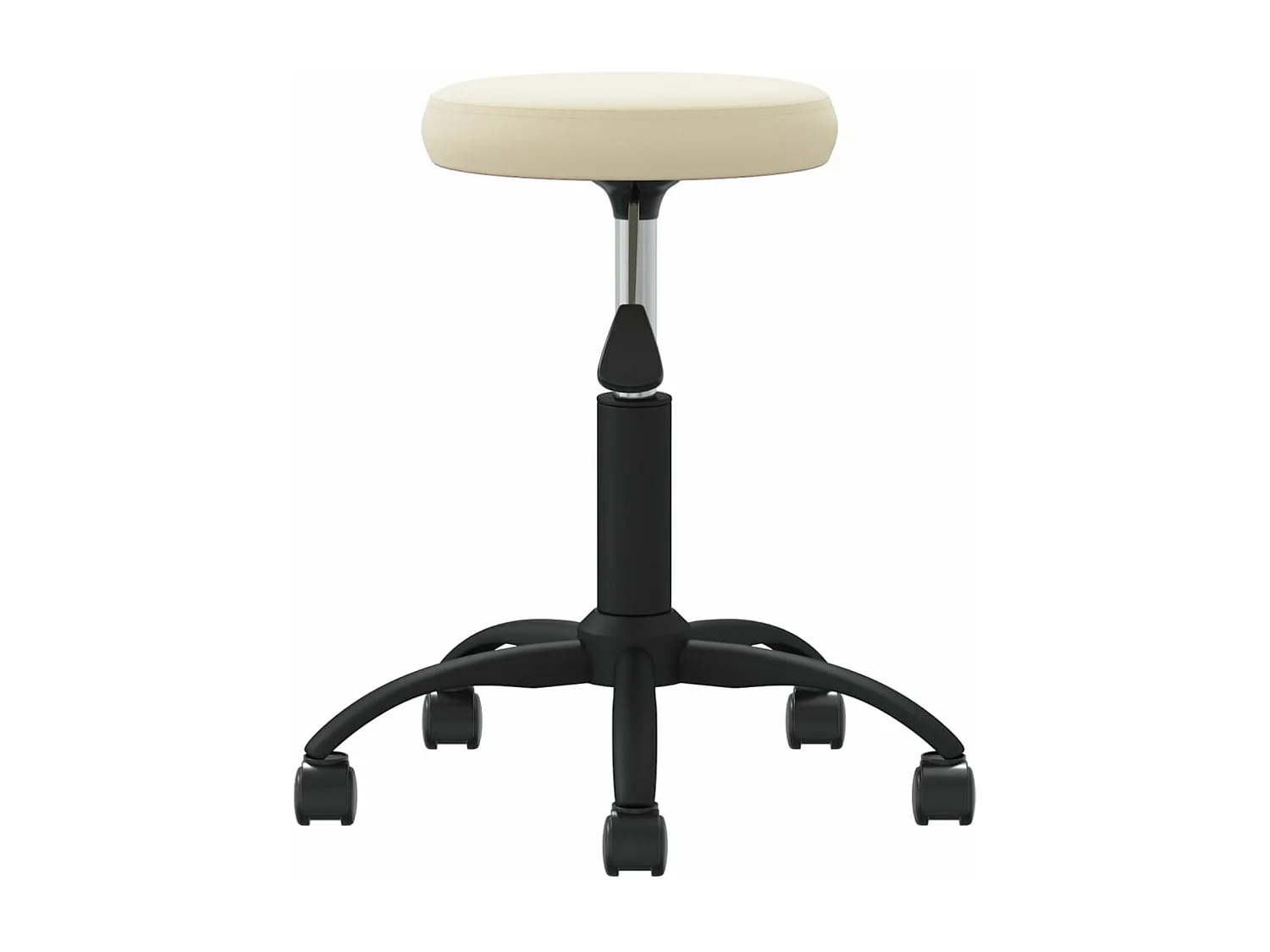 Cadeira de jantar veludo cor creme