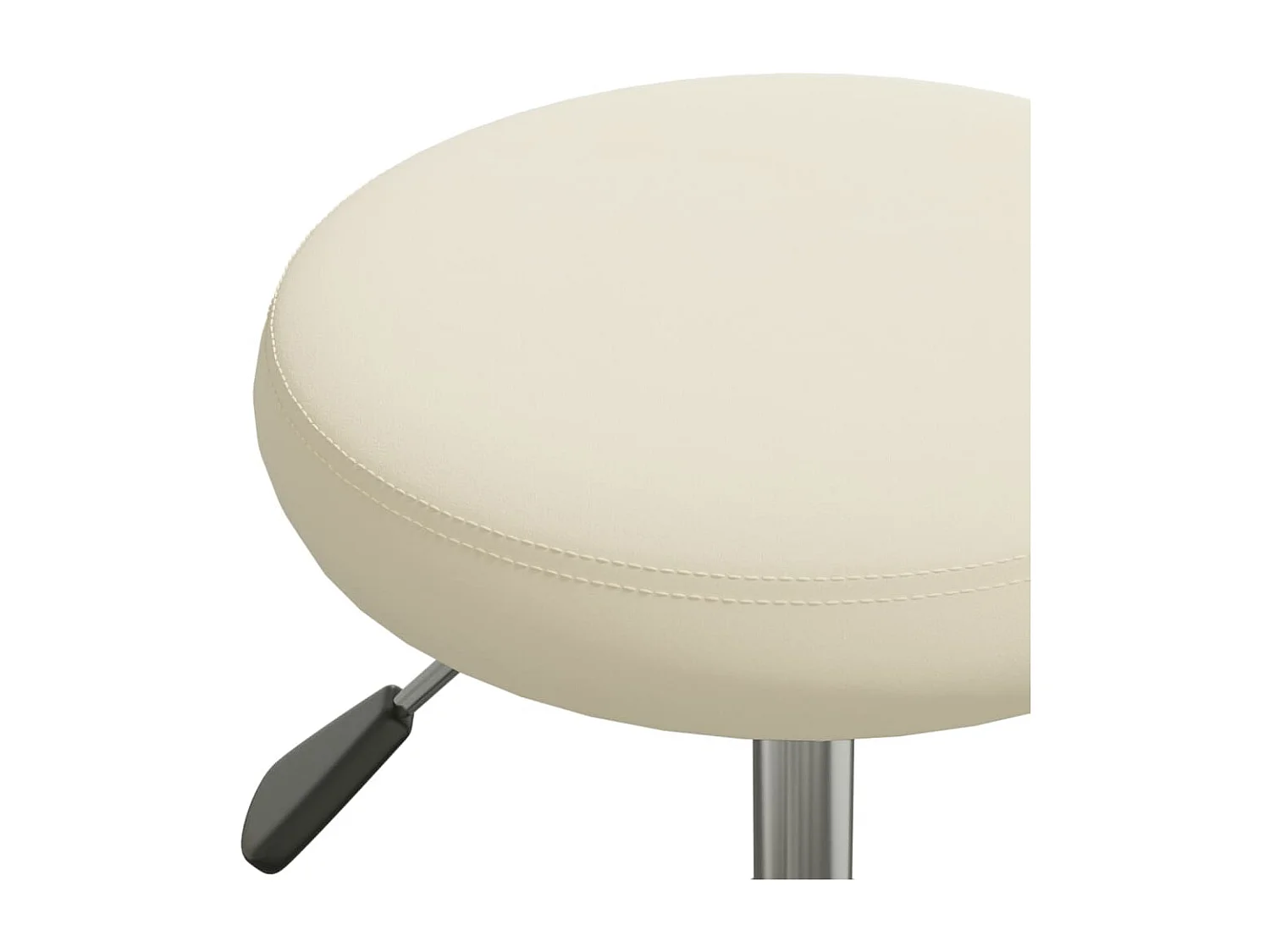 Cadeira de jantar veludo cor creme