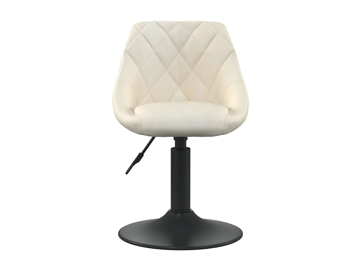 Chaise de salle à manger Crème Velours