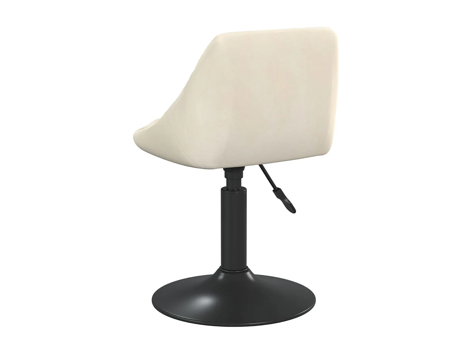 Chaise de salle à manger Crème Velours