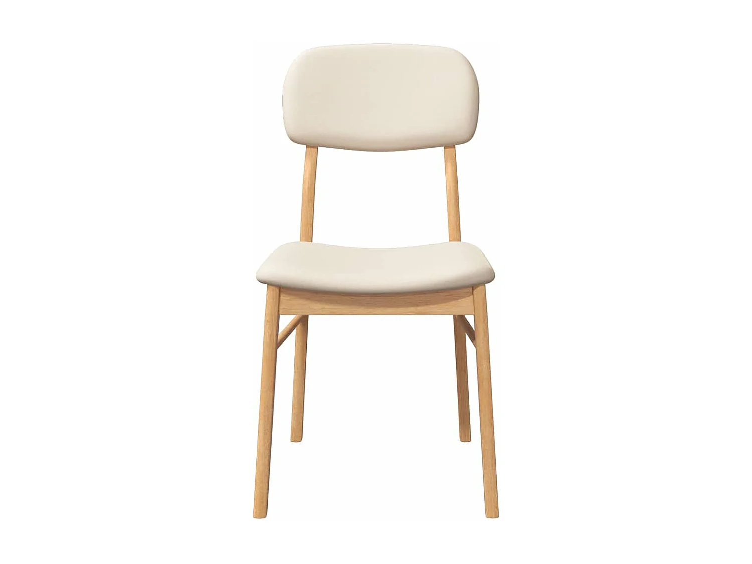 Sillas de comedor con cojines 2unidades madera maciza natural caucho