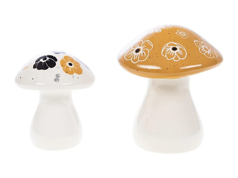 Lot de 2 champignons Mélissa