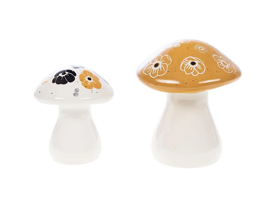 Lot de 2 champignons Mélissa