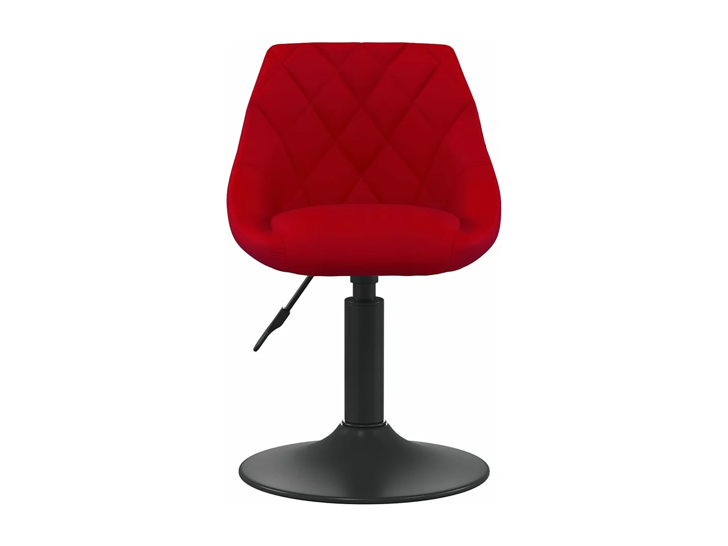 Chaise de salle à manger Rouge bordeaux Velours