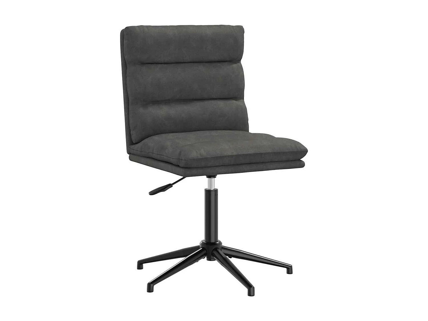 Chaise de salle à manger Noir Similicuir