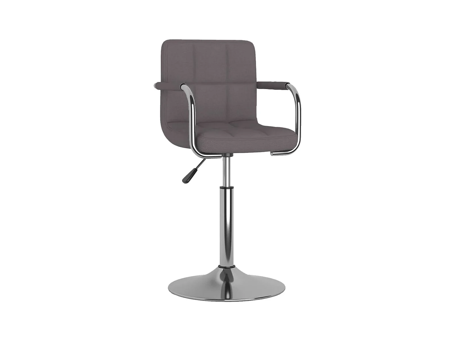 Chaise de salle à manger Taupe Tissu