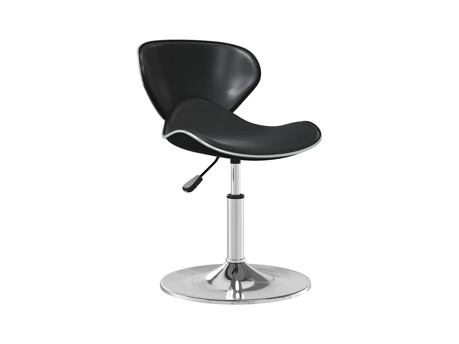 Chaise de salle à manger Noir Similicuir