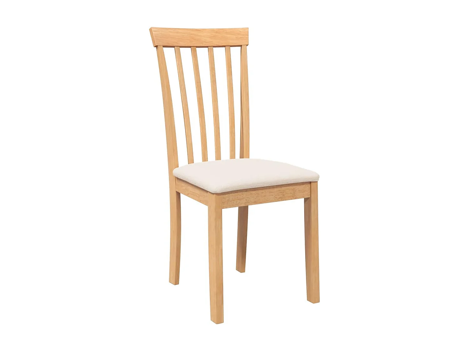 Sillas de comedor con cojines 2unidades madera maciza natural caucho