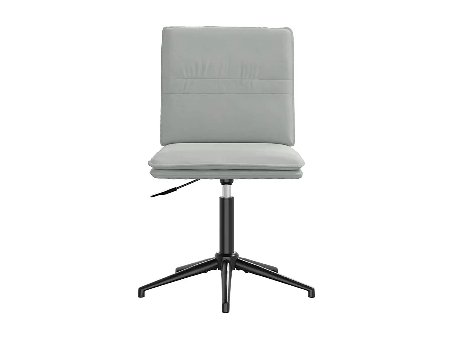 Chaise à manger Gris clair Velours