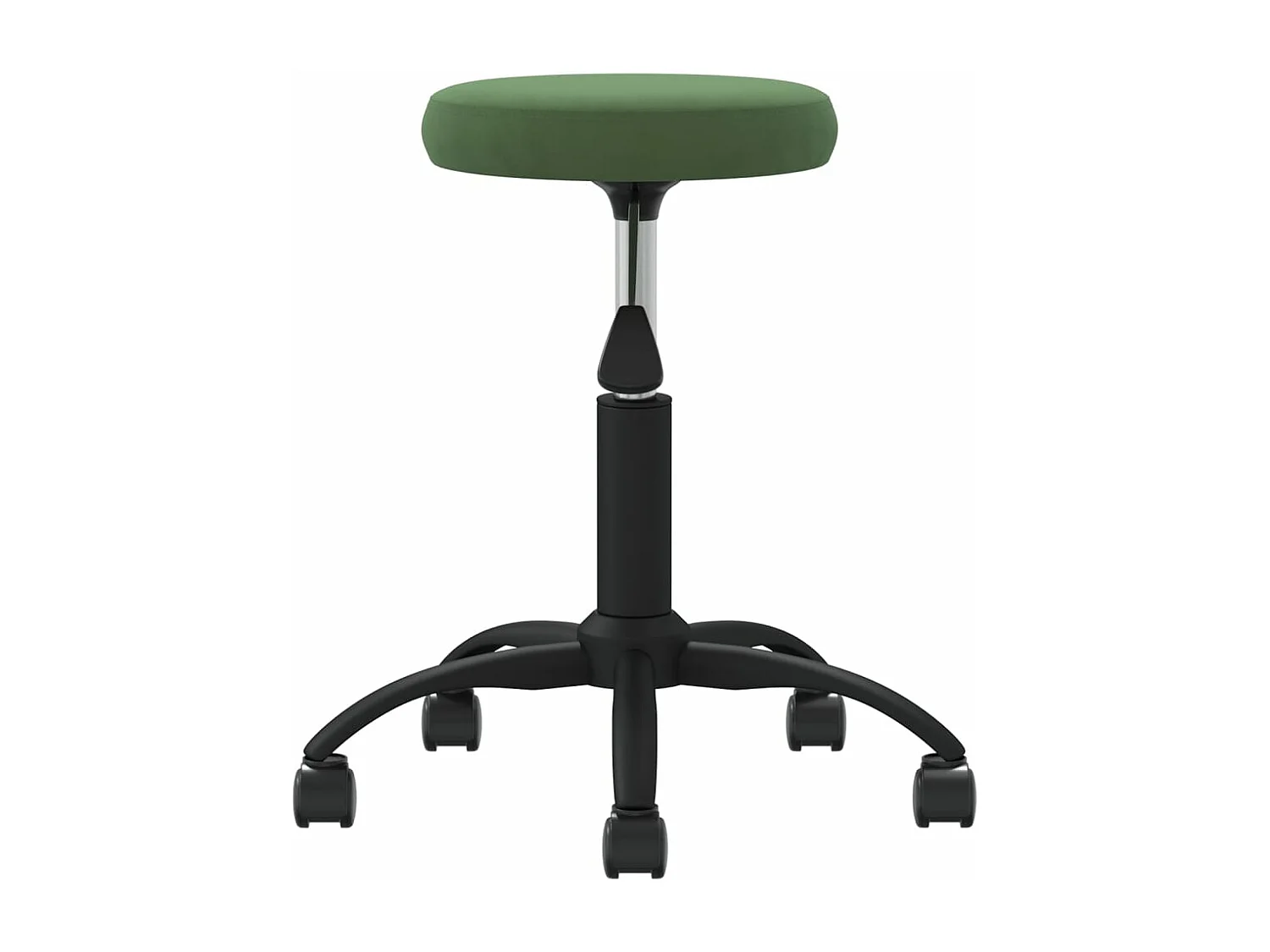 Chaise de salle à manger Vert foncé Velours