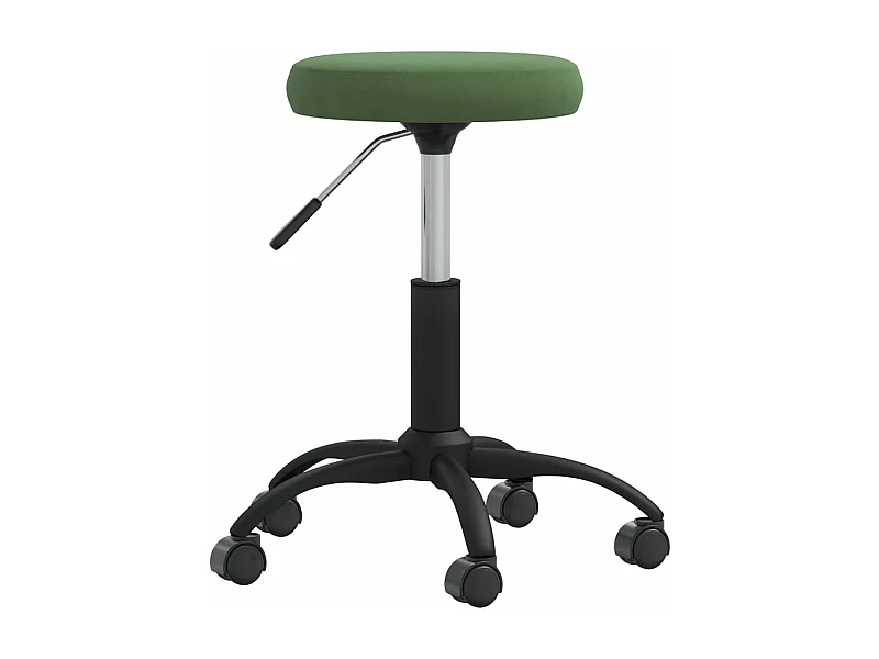 Chaise de salle à manger Vert foncé Velours