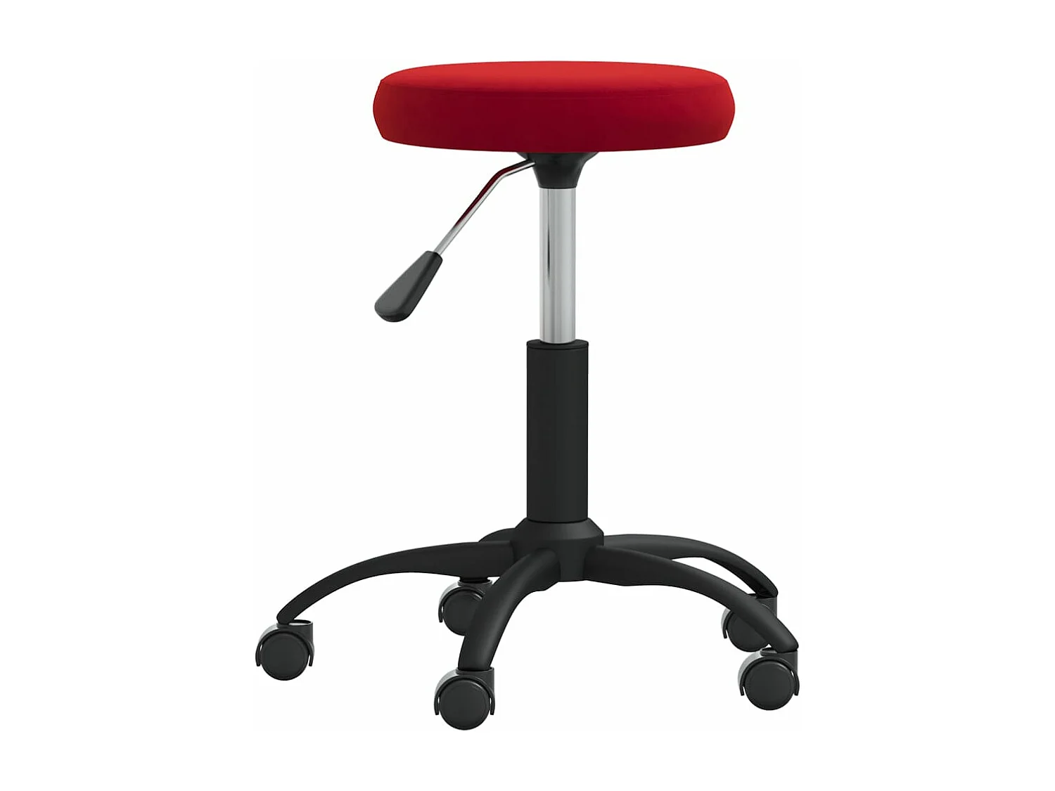 Silla de comedor terciopelo rojo tinto