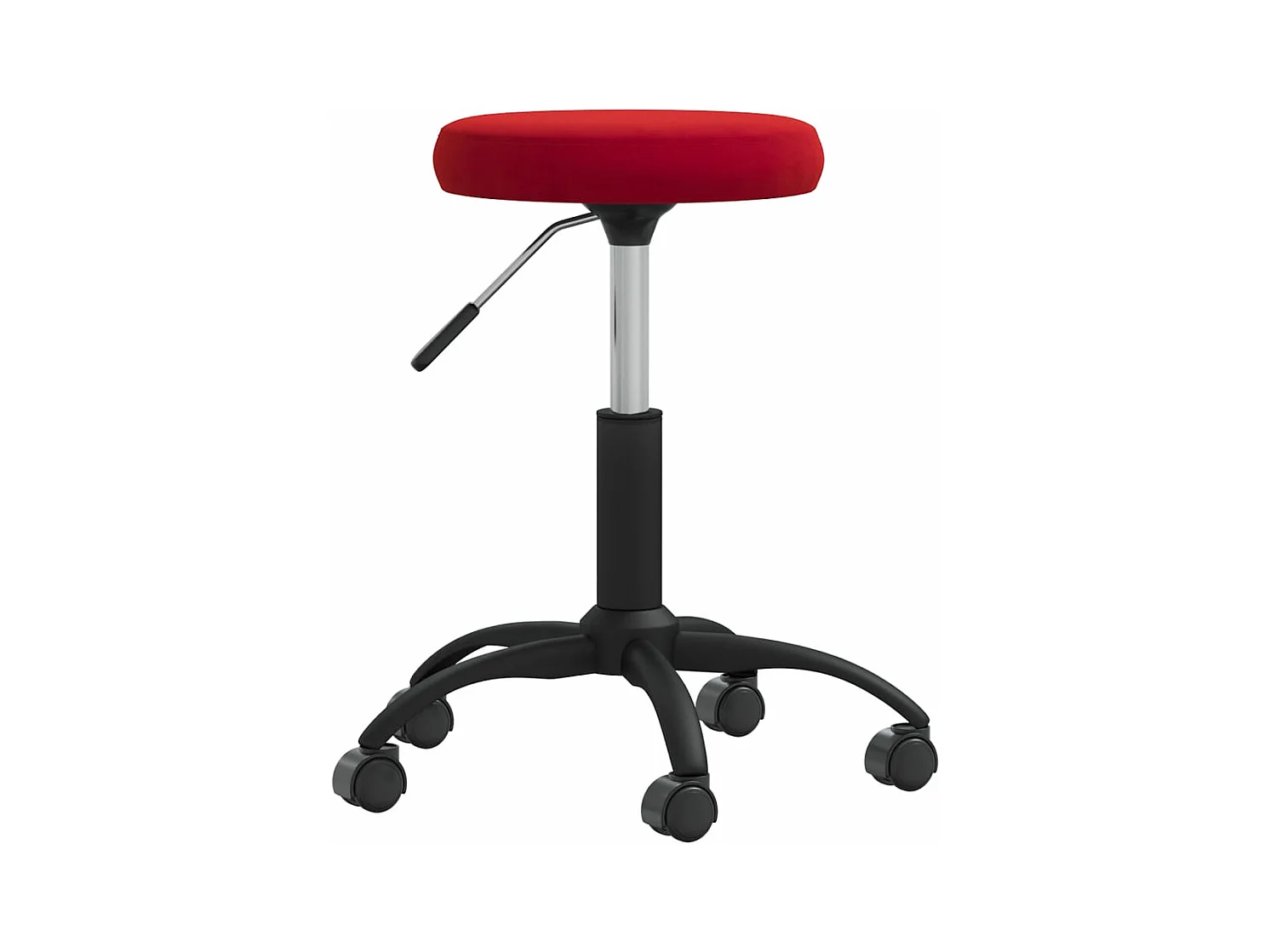 Chaise de salle à manger Rouge bordeaux Velours