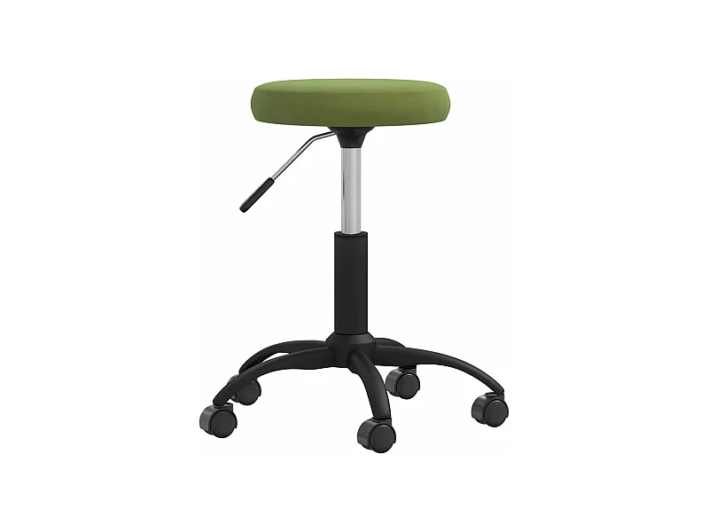 Eetkamerstoel fluweel lichtgroen