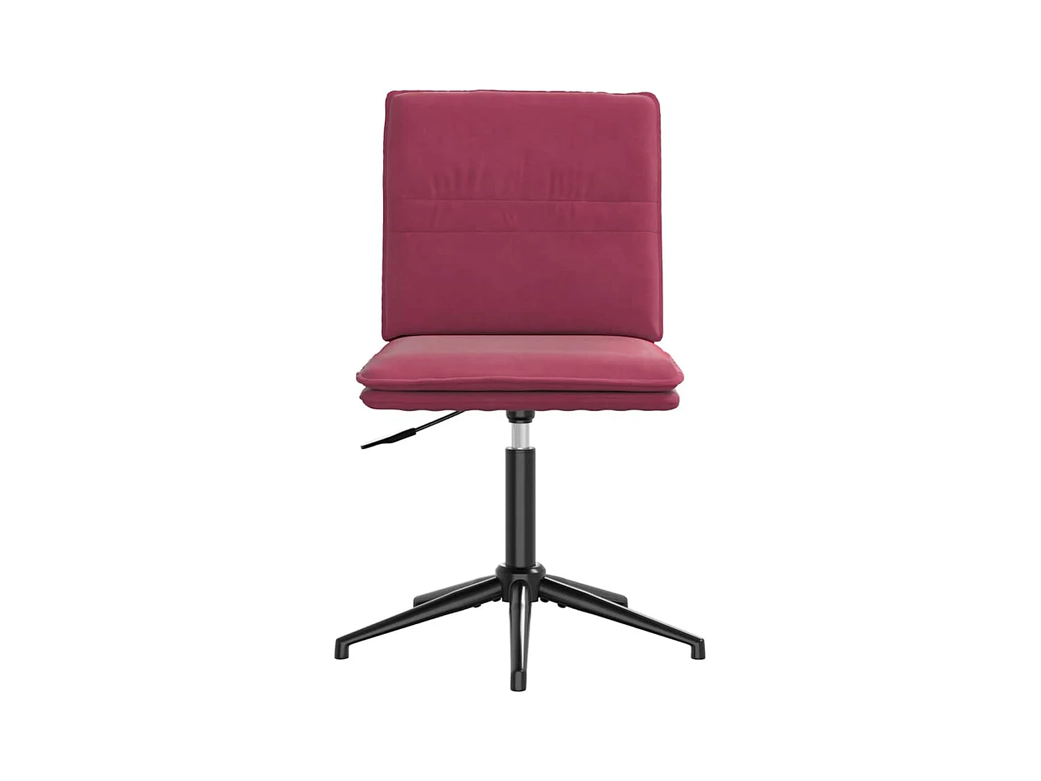 Chaise à manger Rouge bordeaux Velours