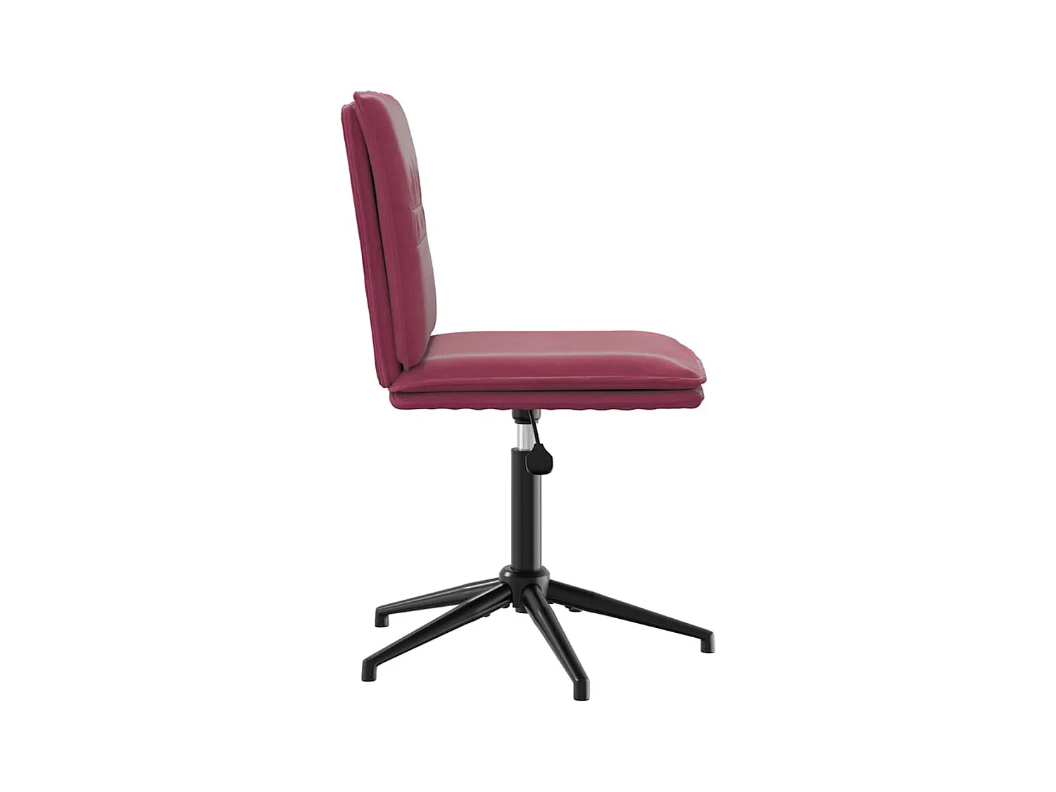 Chaise à manger Rouge bordeaux Velours