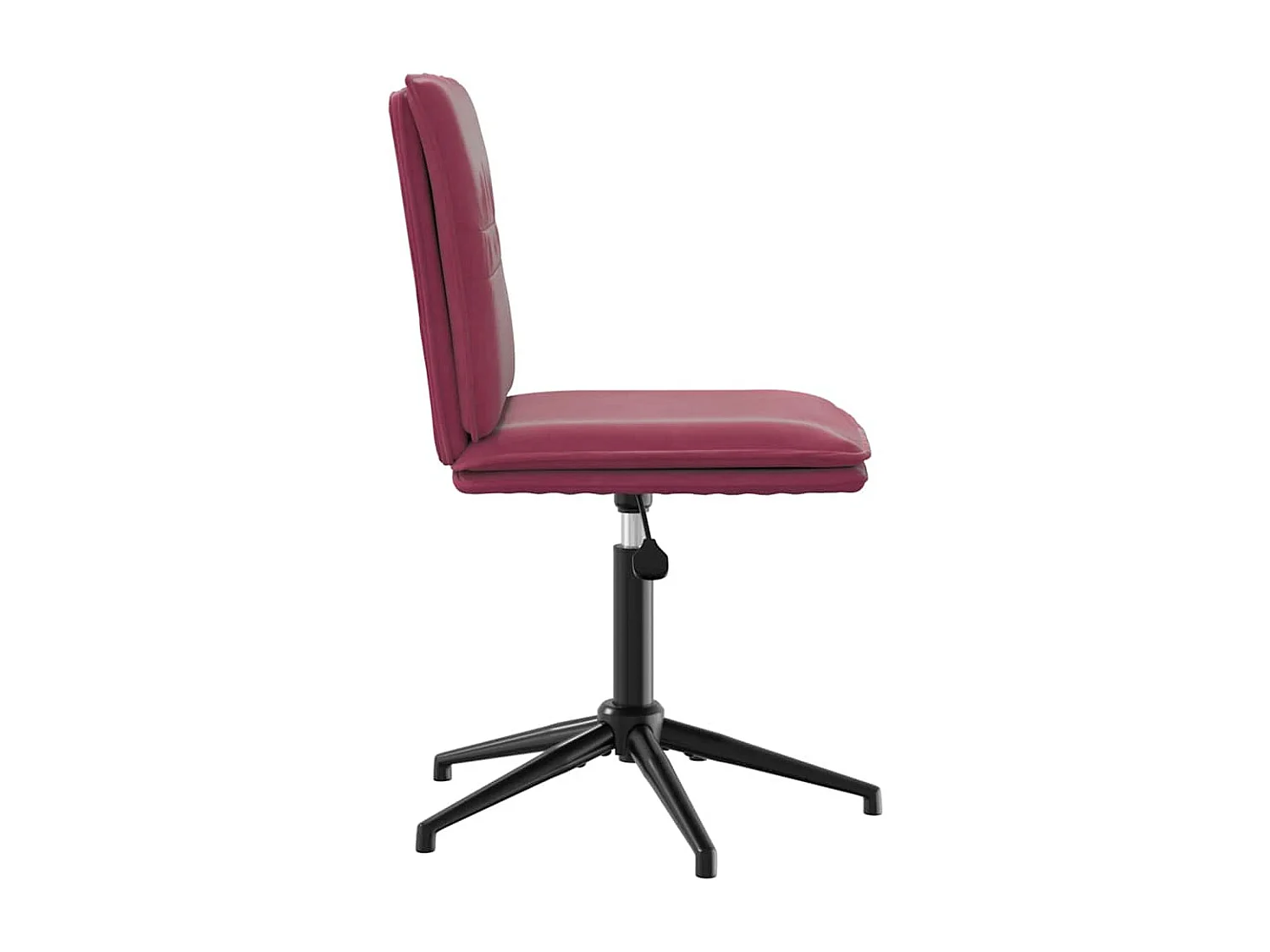 Chaise à manger Rouge bordeaux Velours