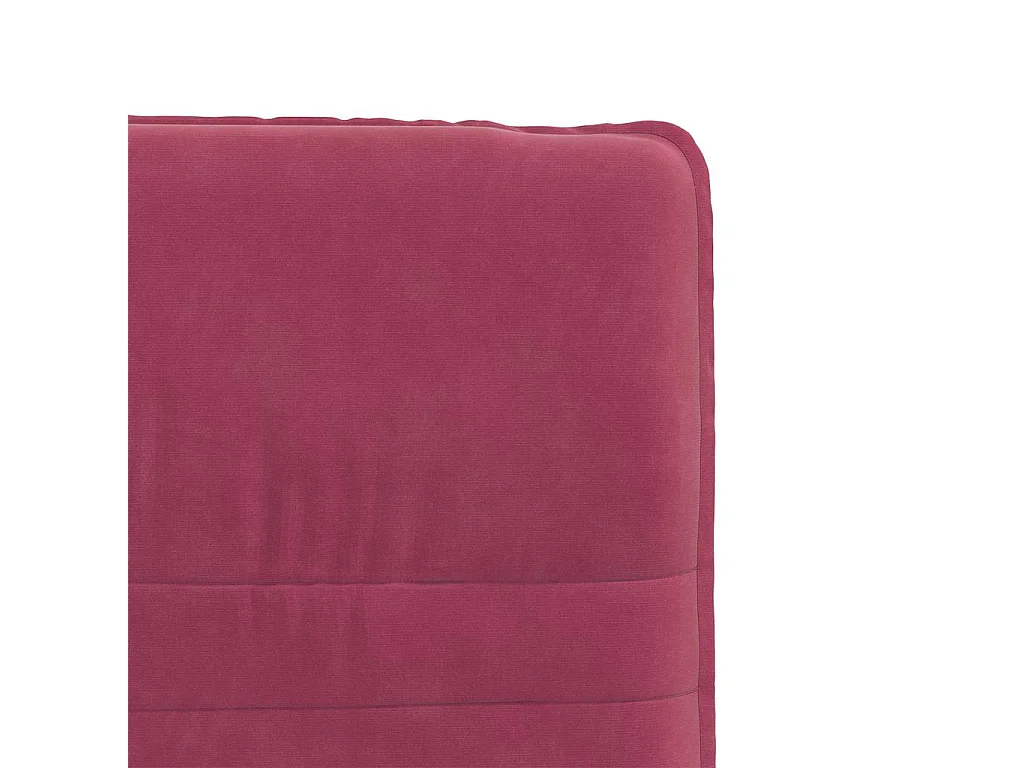 Chaise à manger Rouge bordeaux Velours