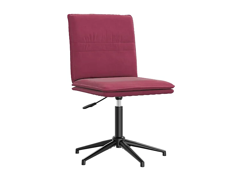 Chaise à manger Rouge bordeaux Velours