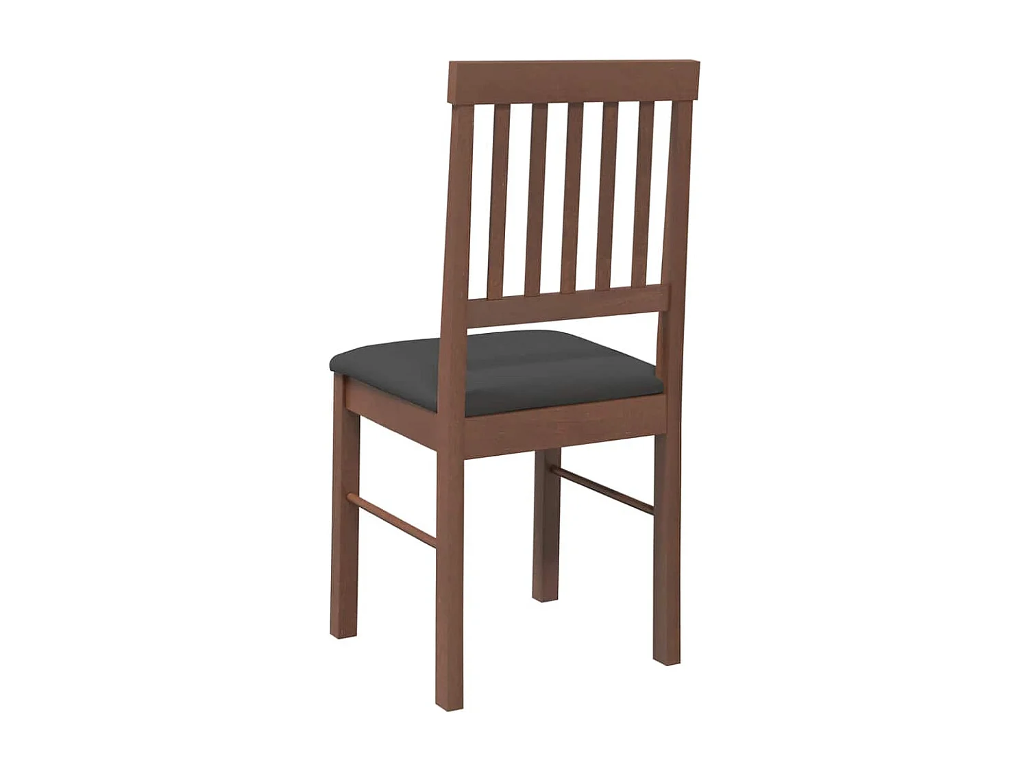 Sillas de comedor con cojines 2 unidades madera maciza marrón caucho