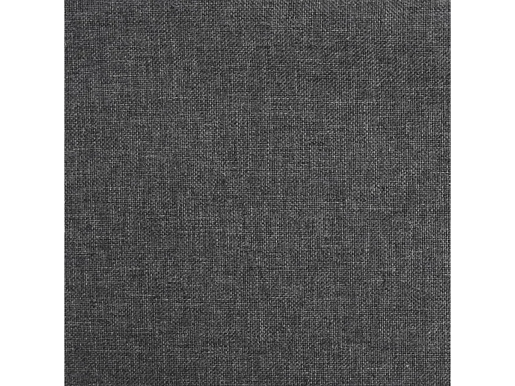 Chaise pivotante de salle à manger Gris foncé Tissu