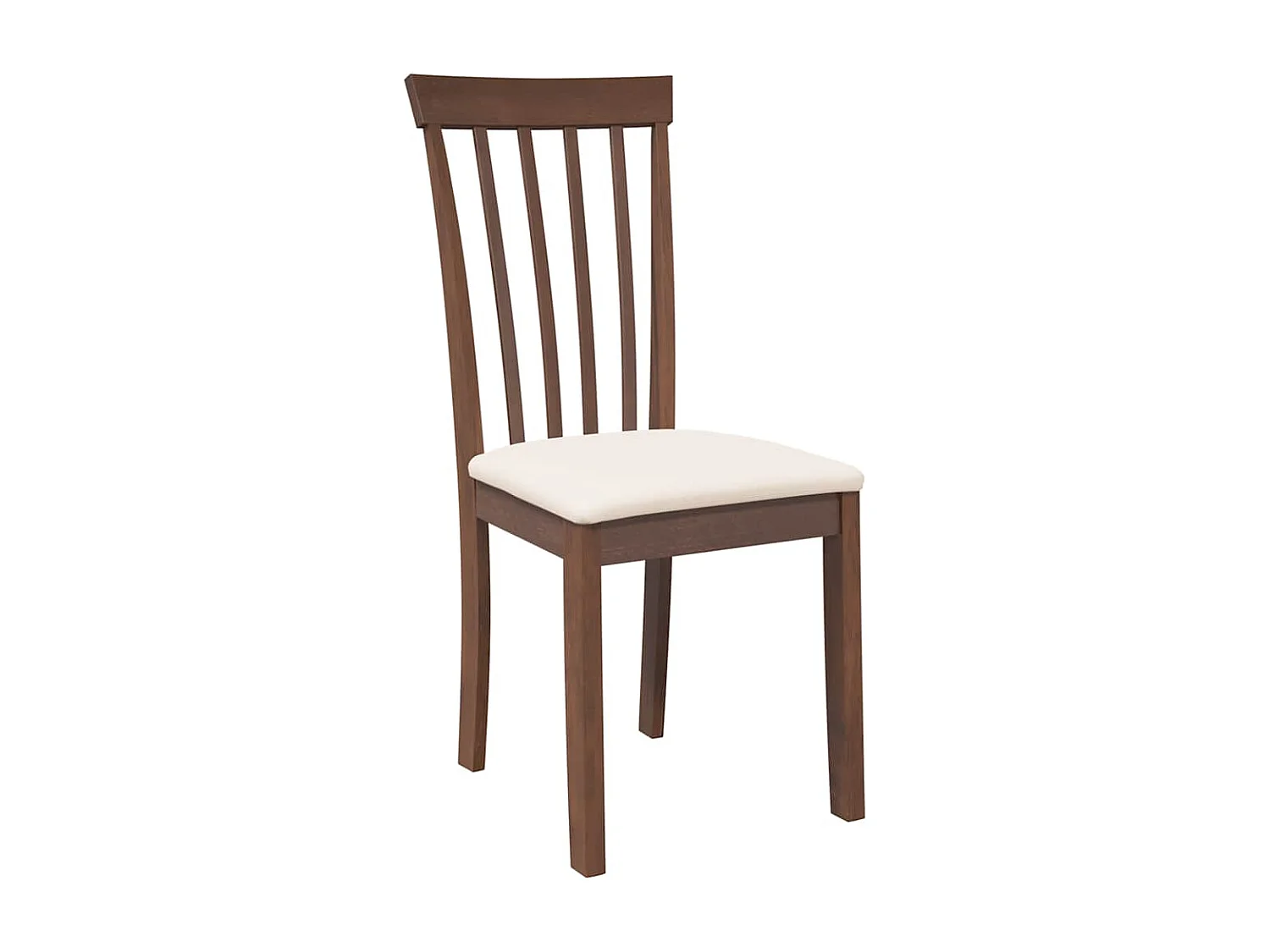 Chaises à manger coussins 2 pièces marron bois massif caoutchouc