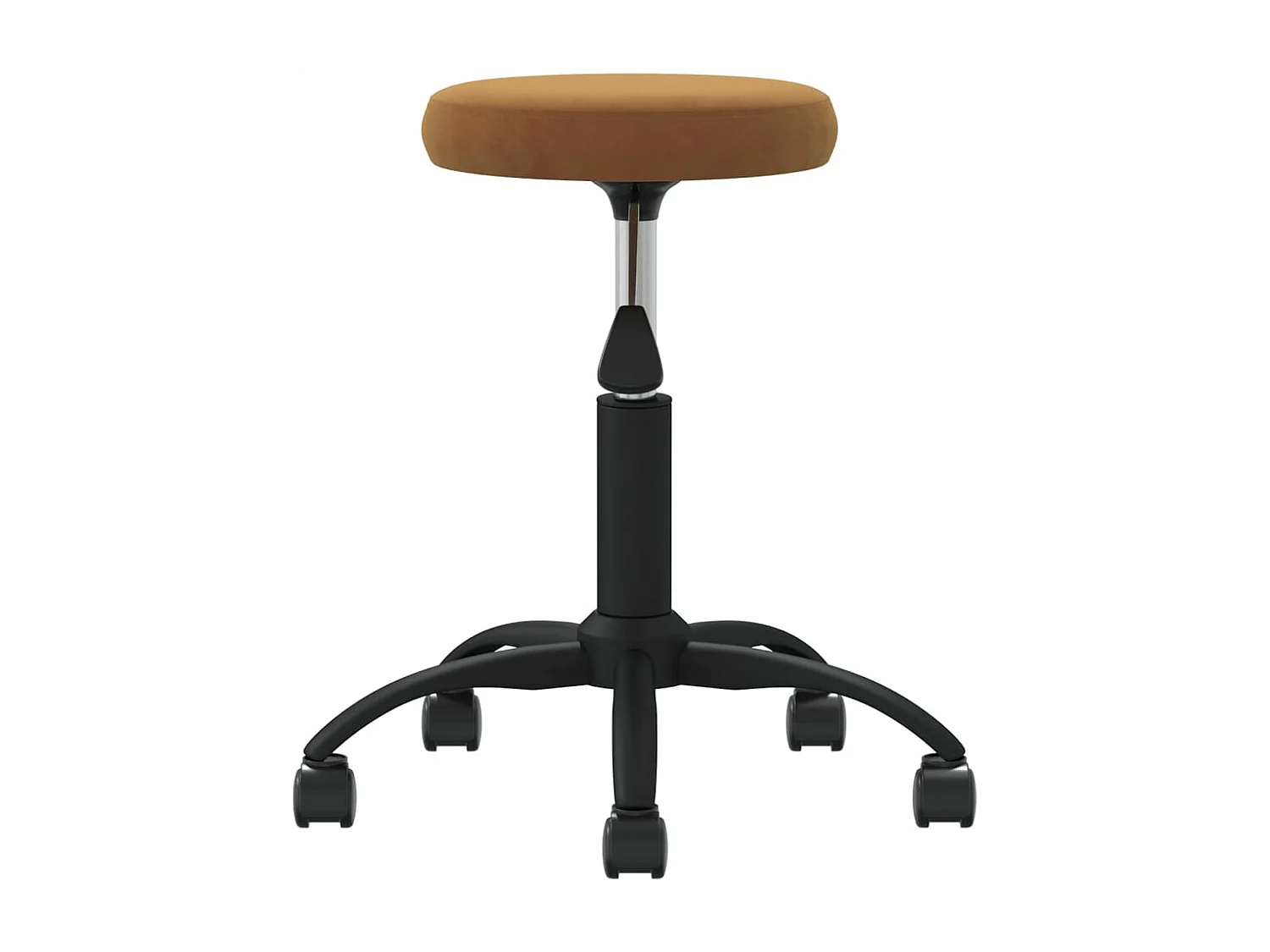 Chaise de salle à manger Marron Velours