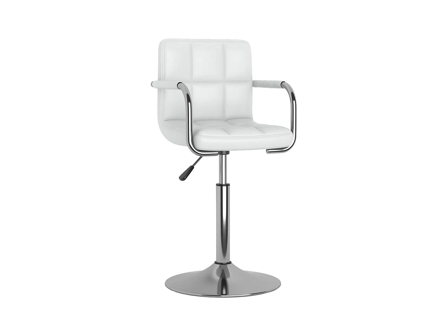 Chaise de salle à manger Blanc Similicuir