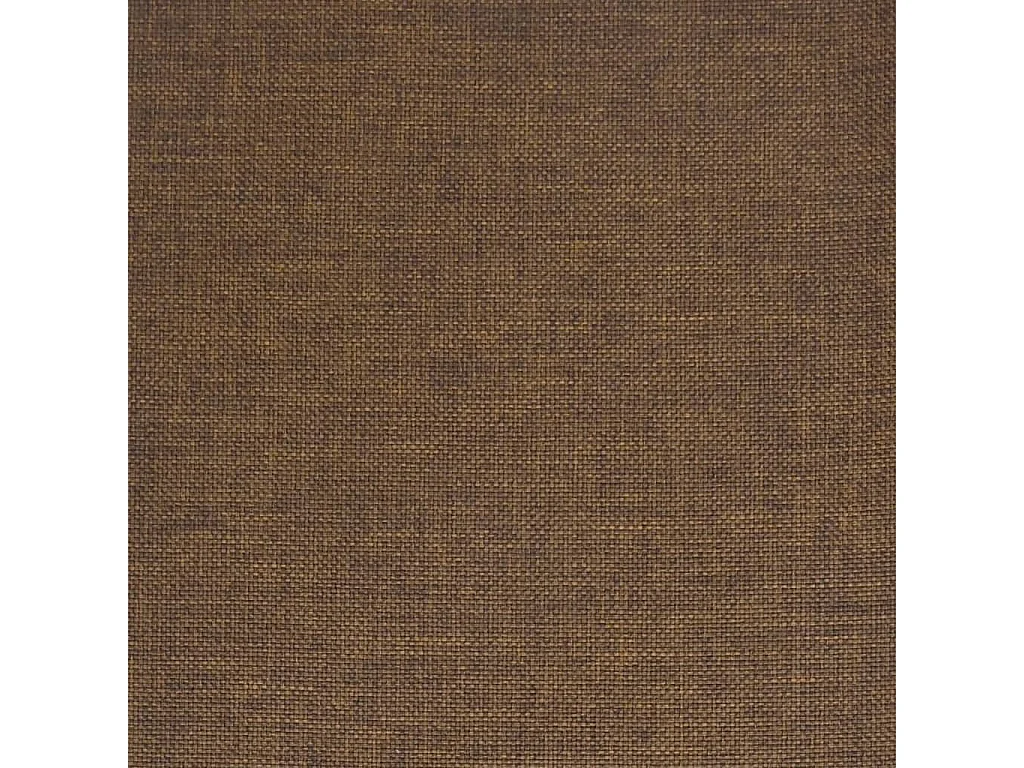 Chaise pivotante de salle à manger Marron Tissu