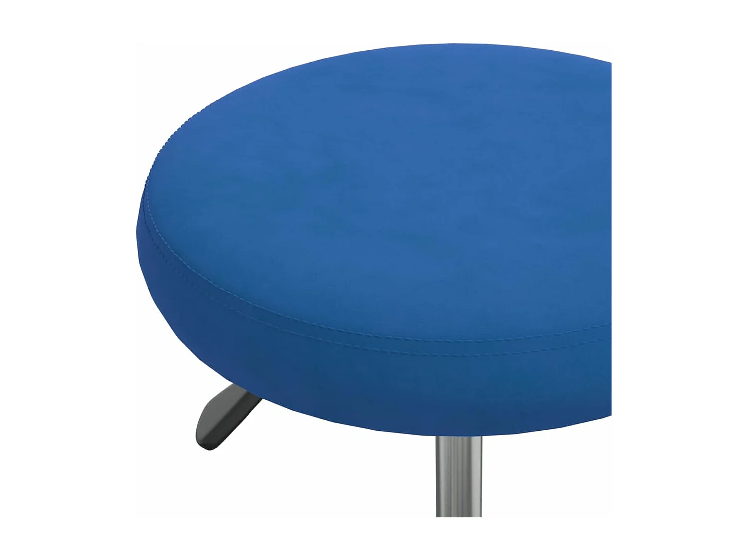 Chaise de salle à manger Bleu Velours