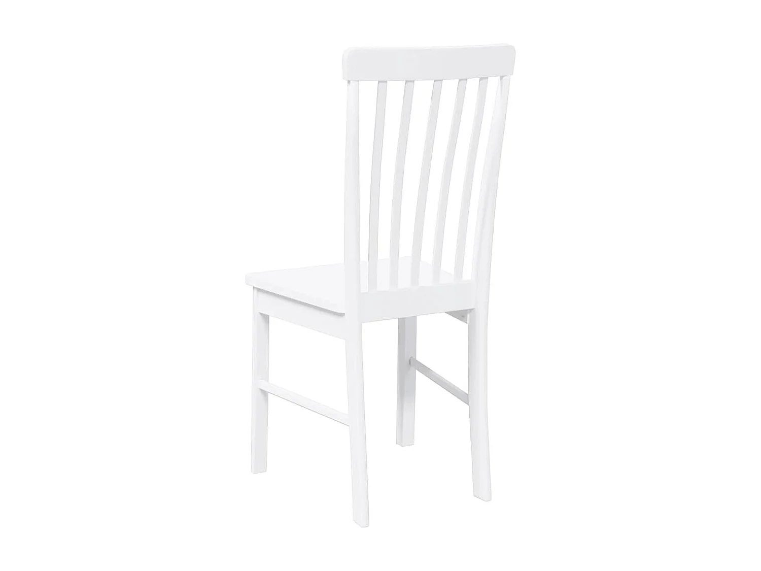 Eetkamerstoelen met kussens 2 st massief hout rubber wit