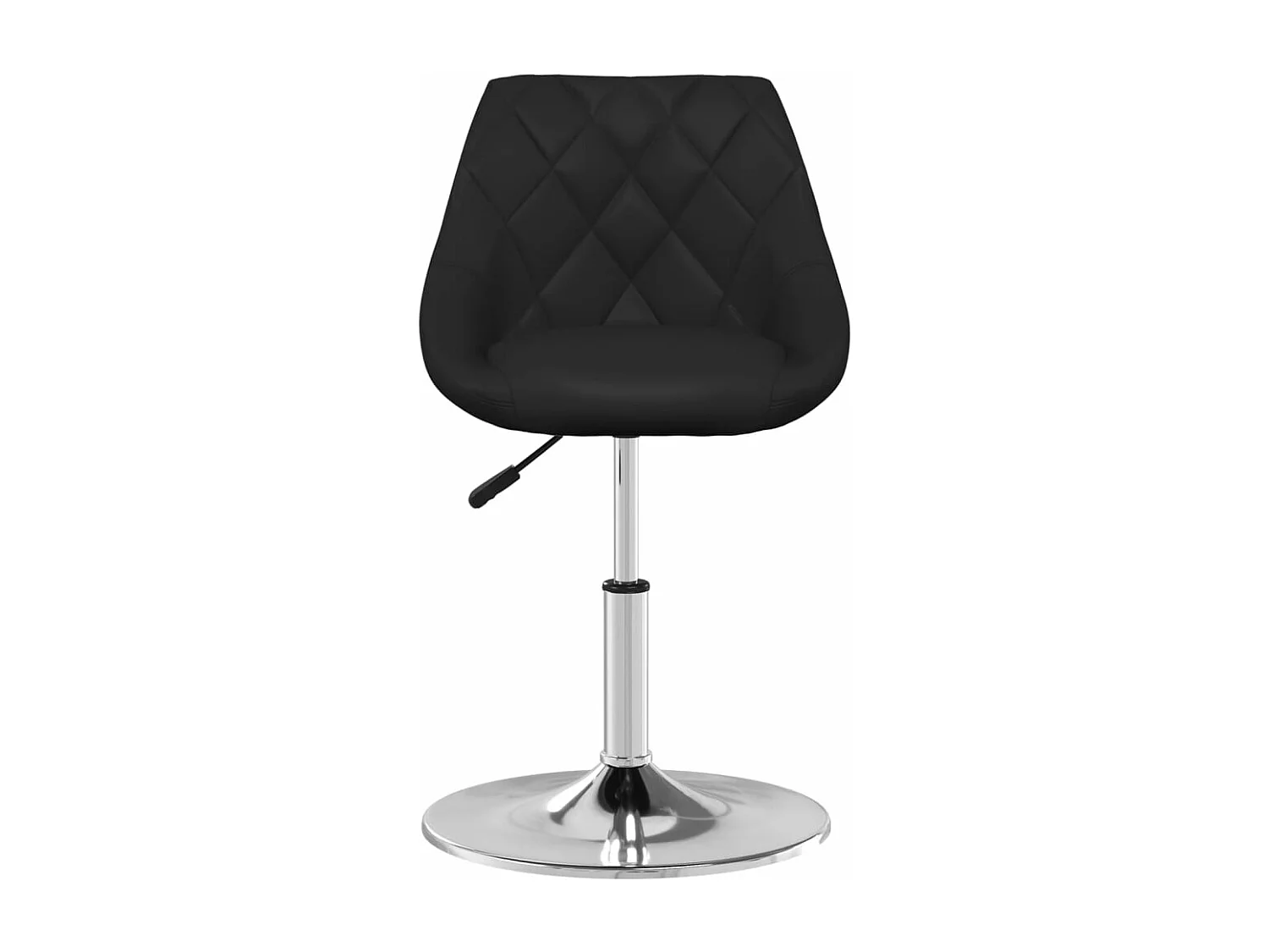 Chaise de salle à manger Noir Similicuir