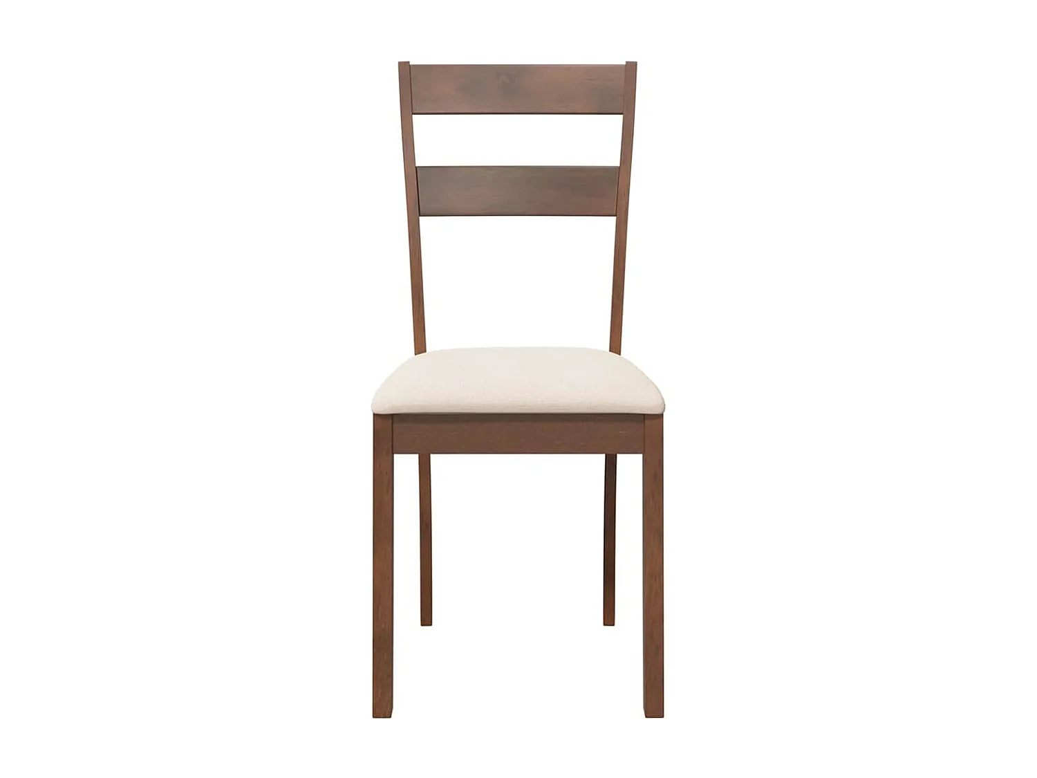 Chaises à manger coussins 2 pièces marron bois massif caoutchouc