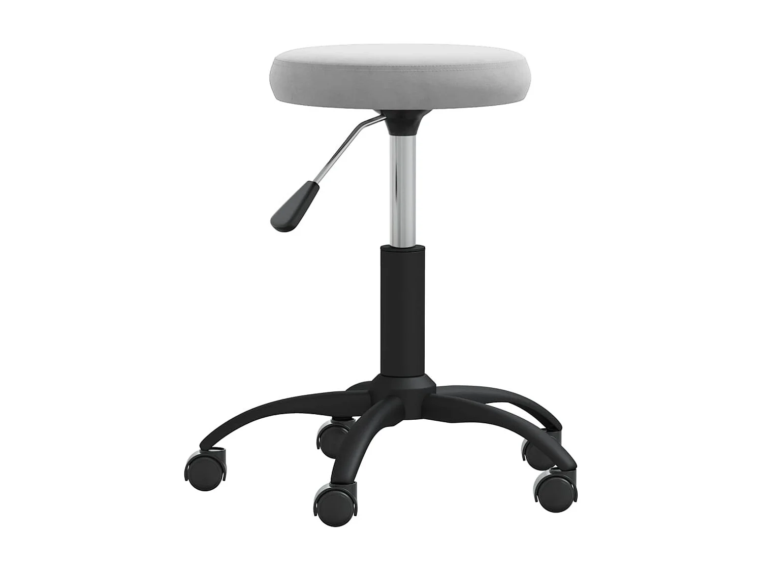 Silla de comedor de terciopelo verde claro