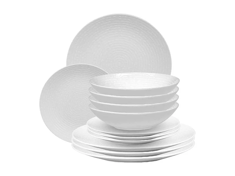 Service d'assiettes 12 pièces Ayra