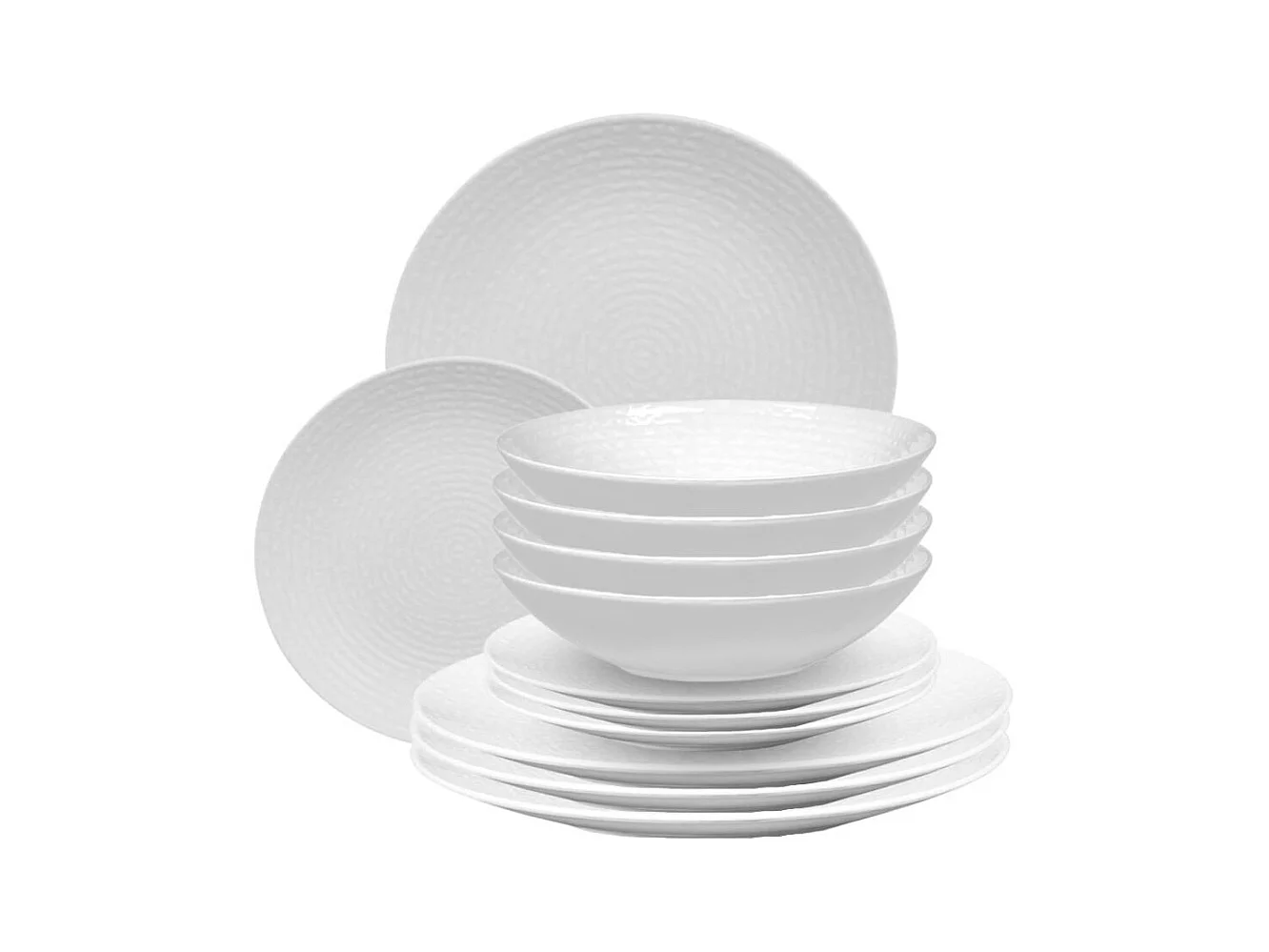 Service d'assiettes 12 pièces Ayra