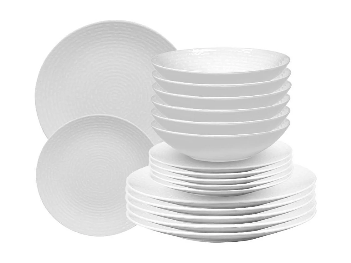 Service d'assiettes 18 pièces Ayra