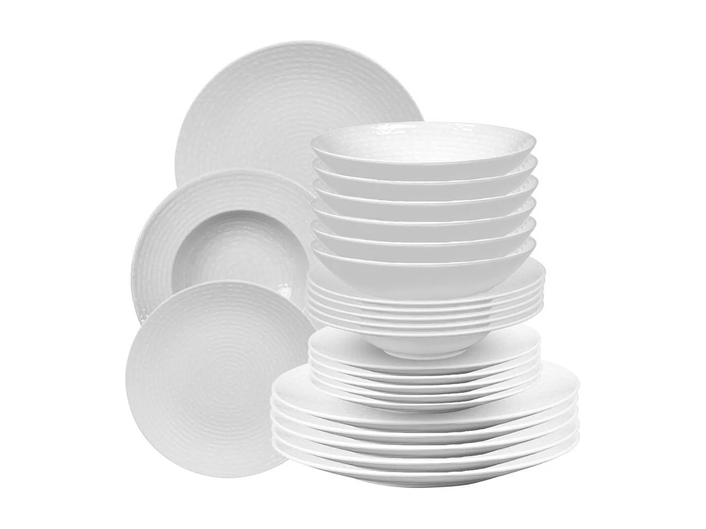 Service d'assiettes 24 pièces Ayra