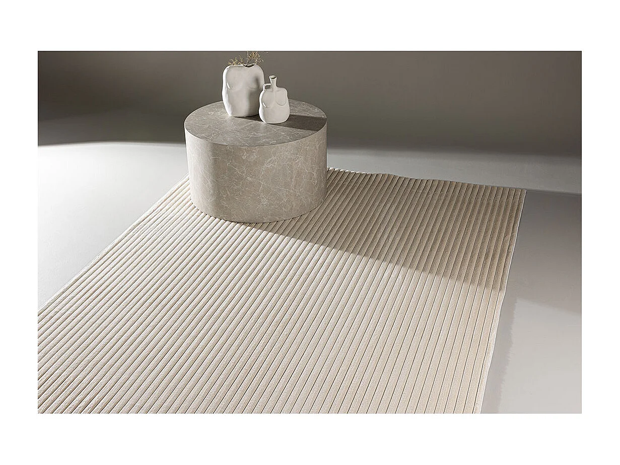 Tapis Déco "Miller" 200x290cm Blanc Cassé