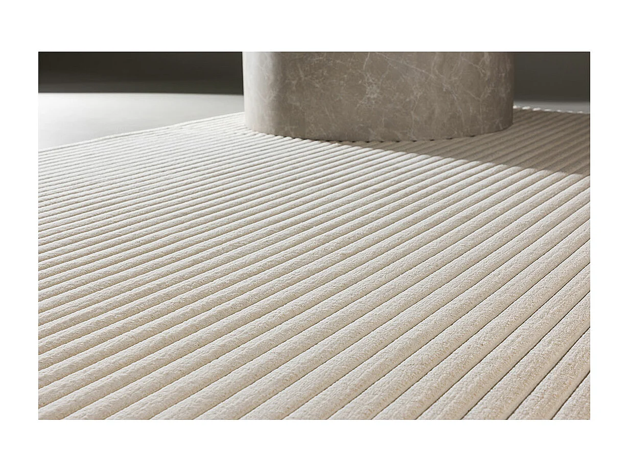 Tapis Déco "Miller" 200x290cm Blanc Cassé