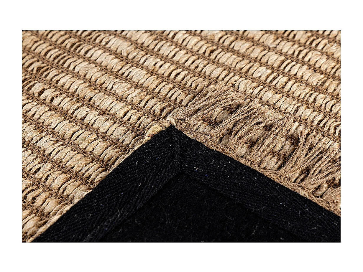 Tapis Déco en Jute "Marcie" 200x290cm Naturel