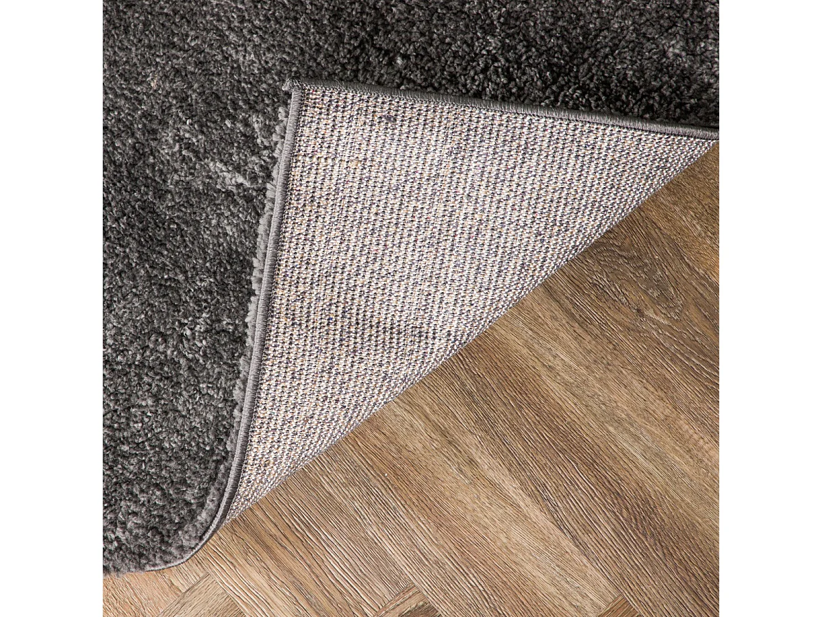 Walter vloerkleed 290x200cm donkergrijs.