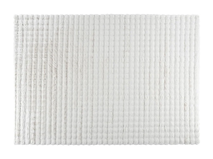 Tapis Imitation Fourrure "Novis" 200x290cm Blanc