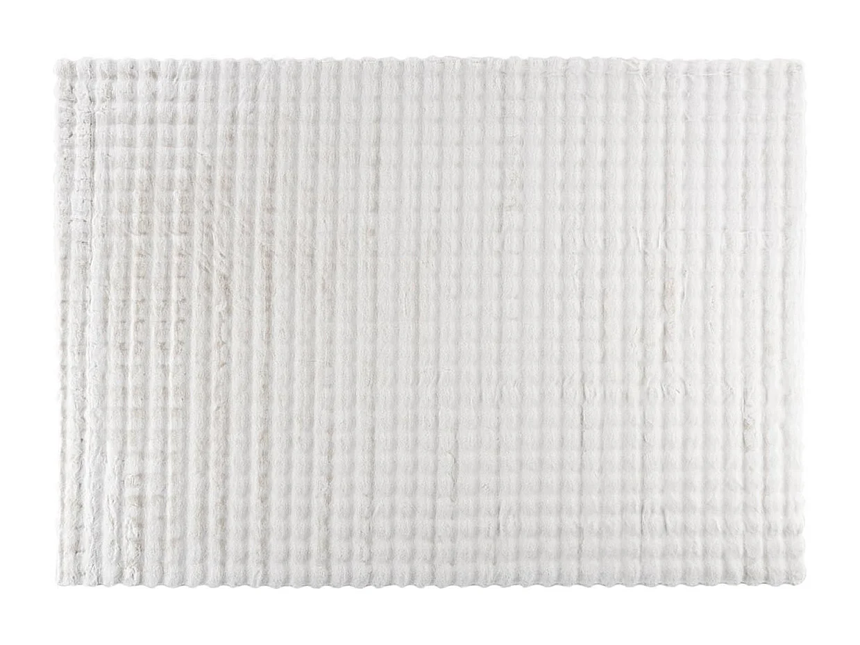 Tapis Imitation Fourrure "Novis" 200x290cm Blanc