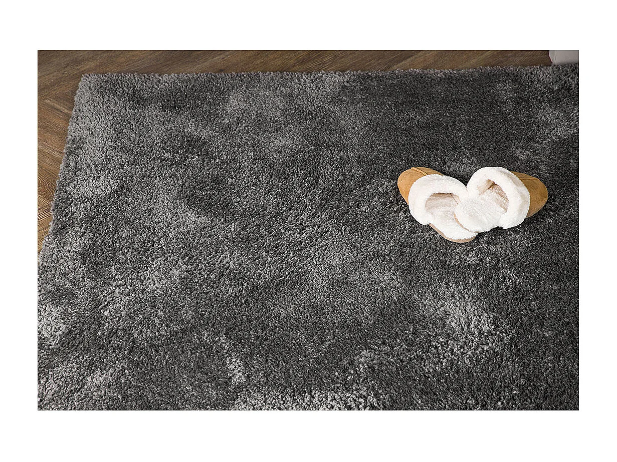 Tapis Design "Walter" 160x230cm Gris Foncé