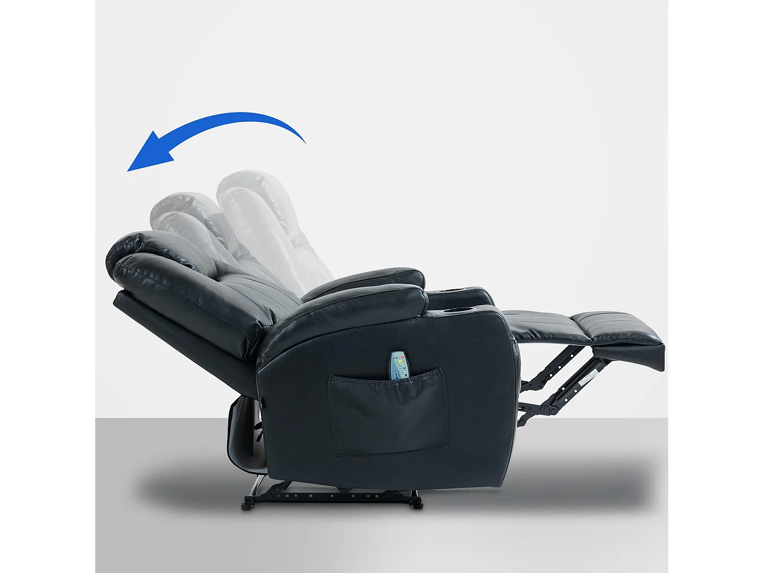 Fauteuil - Similicuir - Noir - Galena