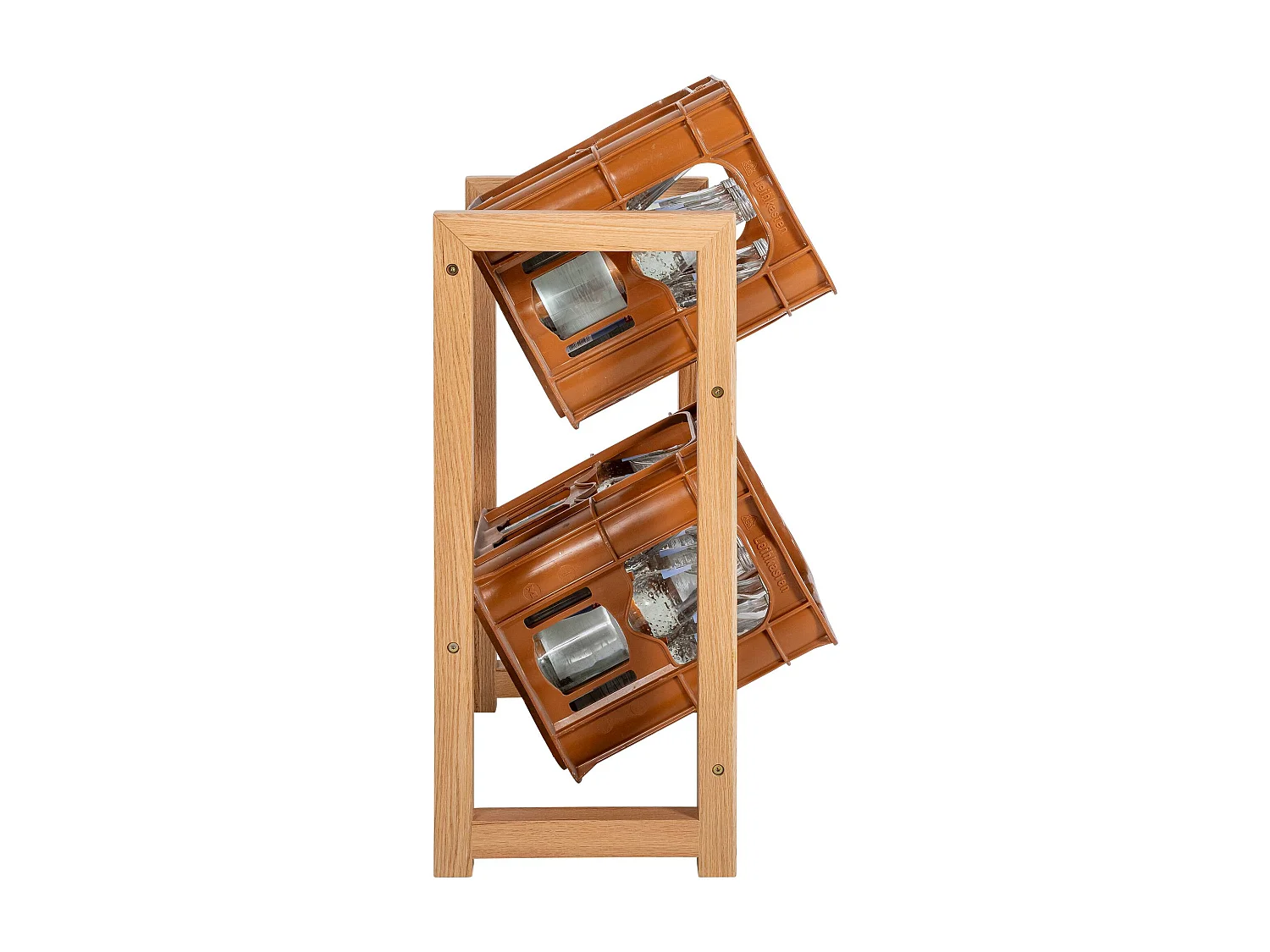 Drankenkratstandaard - Hout - eik - Robin