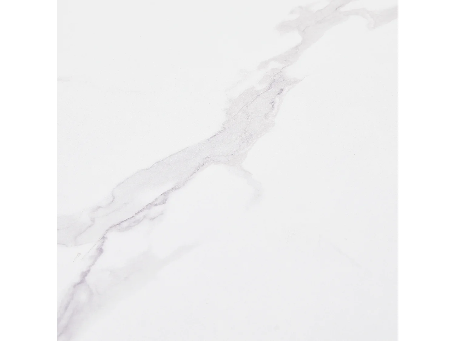 Uitschuifbare eettafel 99-159 x 74 cm - 6 tot 8 personen - van MDF - Wit + Zwart